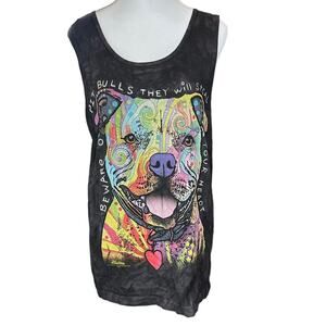 The Mountain Pit Bull Tank Tie Dye Made in USA Size Small